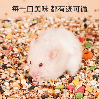 อาหารหนูแฮมเตอร์ Hamster Food [Luxury formula 50%]🐹 สำหรับแฮมเตอร์ทุกสายพันธุ์,แกสบี้,กระรอก ขนาด 490~500 g.