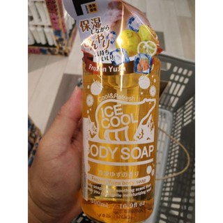 jt5​ ญี่ปุ่น​ สบู่อาบน้ำ​ สูตรเย็น​ กลิ่น​ ส้มยูซุ body​ soap​ ice​ cool​ yuzu​ musk peach​ 500g