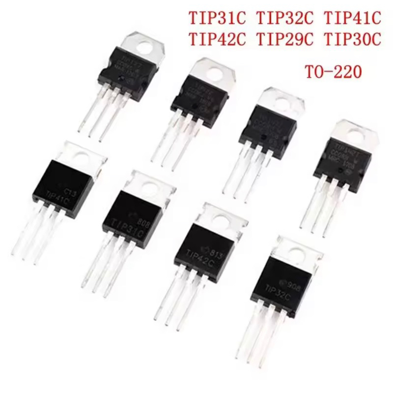 ✅📌TIP31C TIP32C TIP41C TIP42C ทรานซิสเตอร์ TO-220 TO220 TIP31 TIP32 TIP41 TIP42 TIP29C TIP30C TIP29 