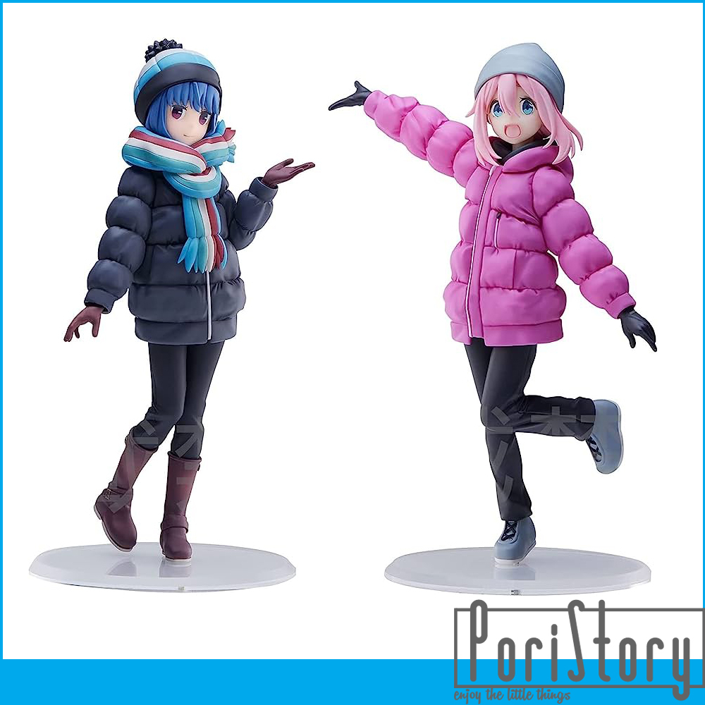 [มือ1] Yuru Camp △ Premium Figure Shima Rin / Nadeshiko Kagamihara (Sega) สภาพกล่อง 95%