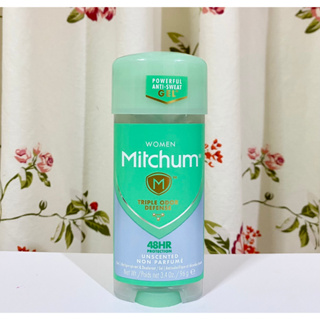 โรลออนผู้หญิงแบบเจล ขนาดจัมโบ้ 96กรัม Mitchum For Women Antiperspirant &amp; Deodorant Gel Unscented (มีกลิ่นอ่อนๆ)