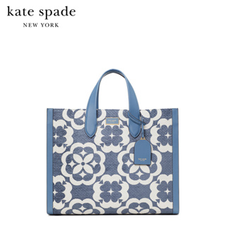 KATE SPADE NEW YORK SPADE FLOWER MONOGRAM MANHATTAN CHENILLE LARGE TOTE K9959 กระเป๋าถือ