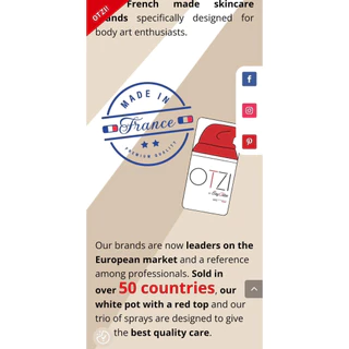 ผลิตภัณฑ์ครีมบำรุงรอยสัก OTZI by Easy Tattoo 50 ml. (พร้อมส่ง)(ของแท้100%)