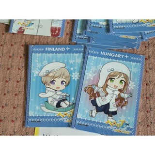 Hetalia × AMO Cafe สติ้กเกอร์การ์ด*ของแท้*