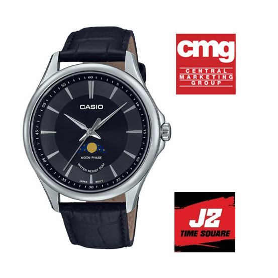 Casio ของแท้ 100% นาฬิกาผู้ชายทางการ MTP-M100L-1A สายหนังประกัน CMG