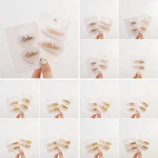 กิ๊บติดผมแบรนด์เนม chanel/parda/celine/miumiu