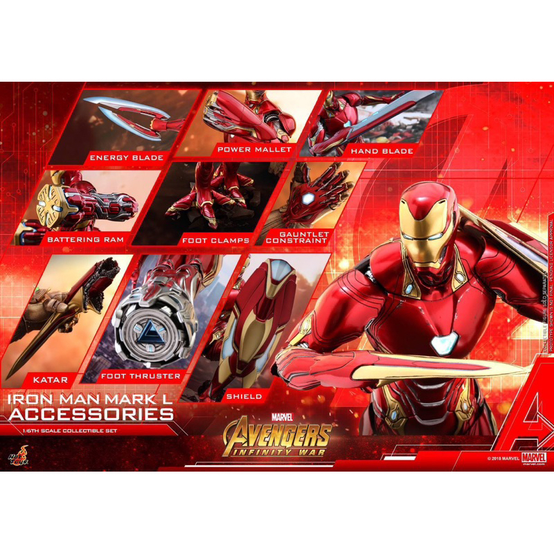 Hot Toys Iron Man MK50 Accessories