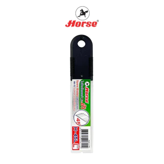 ใบมีดคัตเตอร์ ใหญ่ เล็ก H-45L H-45S 18 มม. 9 มม. 45 องศา ตราม้า 1 หลอด/6 ใบ