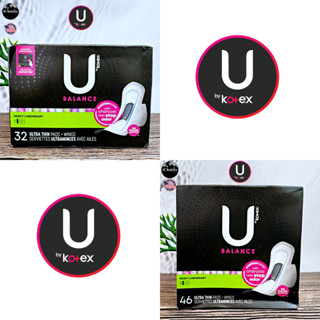 [U by Kotex] Balance Ultra Thin Pads with Wings, Heavy Abondant ผ้าอนามัยมีปีก แผ่นอนามัย เหมาะกับวันมามาก