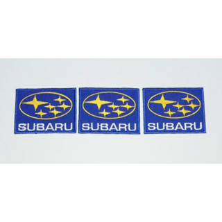 ตัวรีดเสื้อ  ตัวปัก รถยนต์ ซูบารุ Subaru อาร์มติดเสื้อ ปักเสื้อผ้าได้ งาน DIY 3 ชิ้น