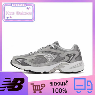 แท้ 100% New Balance NB 725 "urbancore" all-match shock-absorbing wear-resistant รองเท้าวิ่ง low-top unisex สีเทา