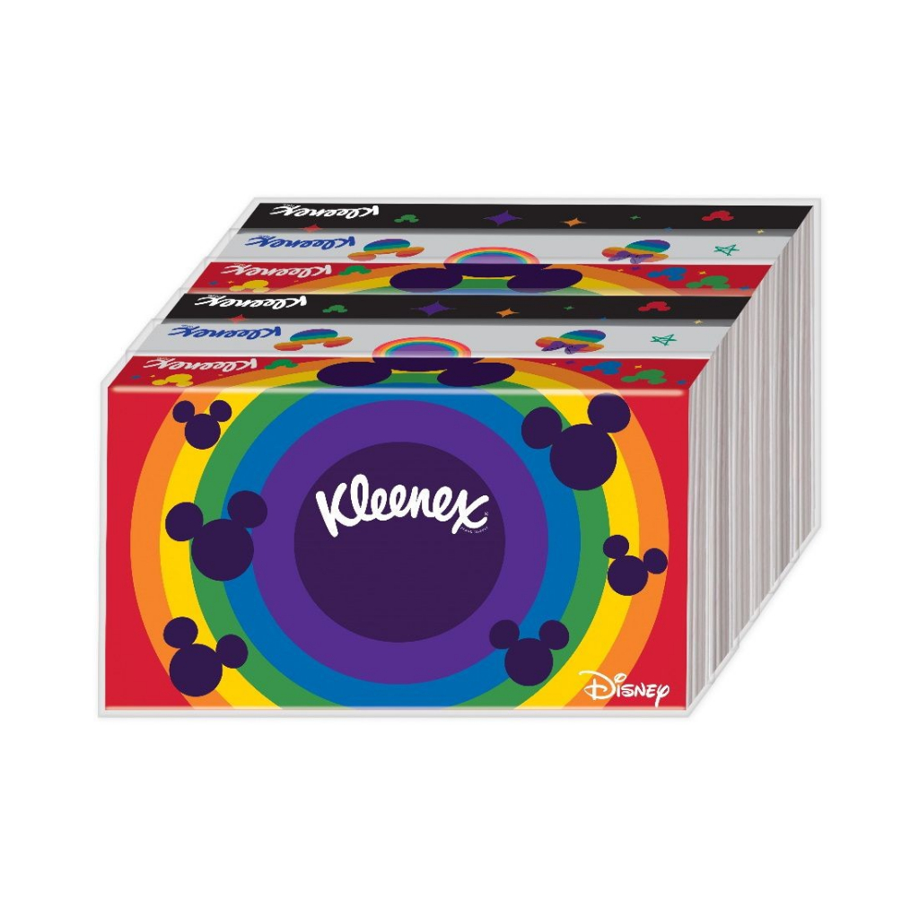 โฉมใหม่(แพ็ค 6) Kleenex x Disney Facial Tissue Pocket