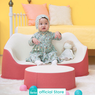 เก้าอี้เด็ก โซฟาเด็ก เก้าอี้หัดนั่ง เก้าอี้เด็กมินิมอล Lieto Baby Sofa รุ่น Premium ลายสตอเบอรี่ โซฟาสำหรับลูกน้อย