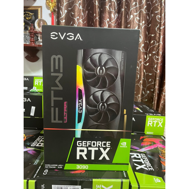 RTX3090 EVGA 24GB (กล่องเปล่าสภาพสวยสินค้าจริง)
