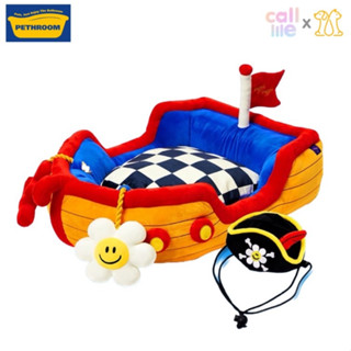 Pethroom Happy Cushion Captain ที่นอนสุนัข ที่นอนแมว เบาะรองนั่งสัตว์เลี้ยง นำเข้าจากเกาหลี🇰🇷 [PR37]