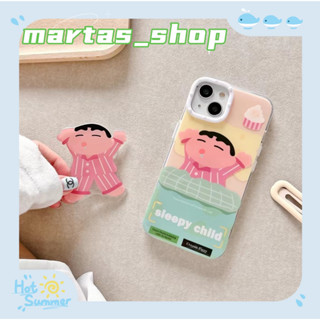 ❤️ส่งของขวัญ❤️ เคสไอโฟน 11 12 13 14 Pro Max เครยอนชินจัง สไตล์คู่รัก แฟชั่น เรียบง่าย Case for iPhone สาวน่ารักหัวใจ