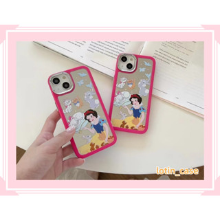 🎁ส่งของขวัญ🎁เคสไอโฟน สำหรับ 11 13 for iPhone Case 14 12 Pro Max แฟชั่น น่ารัก เจ้าหญิง กันกระแทก ปกป้อง เคสโทรศัพท์