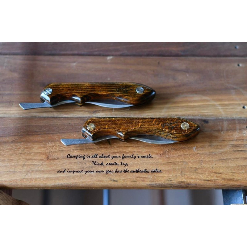 ‼️พร้อมส่ง‼️🇯🇵มีดพับ GNU URUSHI CRAFT HUKI-SHIBU🇯🇵