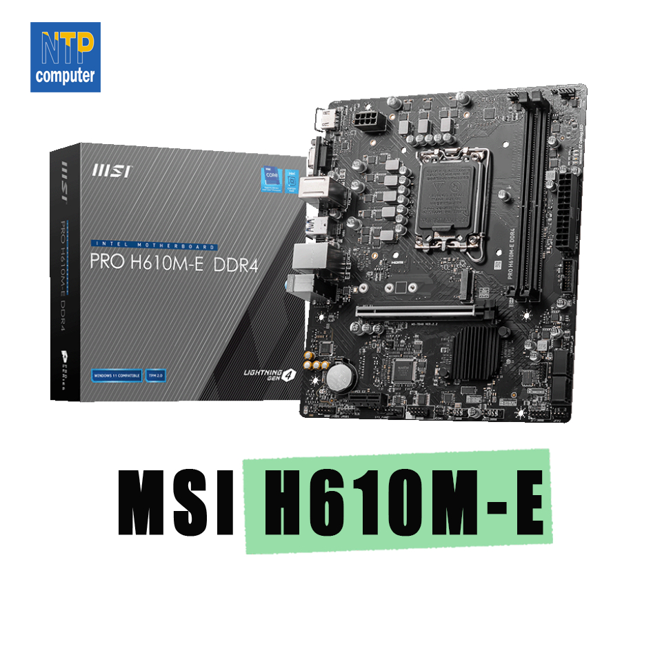 MSI H610M-E ถูกที่สุด พร้อมโปรโมชั่น ต.ค. 2023|BigGoเช็คราคาง่ายๆ