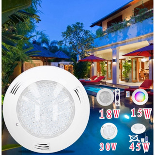 โคมไฟสระว่ายน้ํา Led 160 ดวง Ip68 กันน้ํา 18W 15W 30W 45W Ac12V สีขาว สําหรับตกแต่งใต้น้ํา