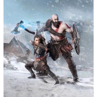 God of War 4 Kratos &amp; Atreus PVC Figure 20 cm