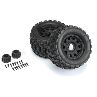 1/8 Badlands MX38 3.8" MT Tires Mounted 17mm ครบชุด4เส้น2ถุง