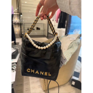 23S MAKEUP MINI BLACK CHANEL BAG