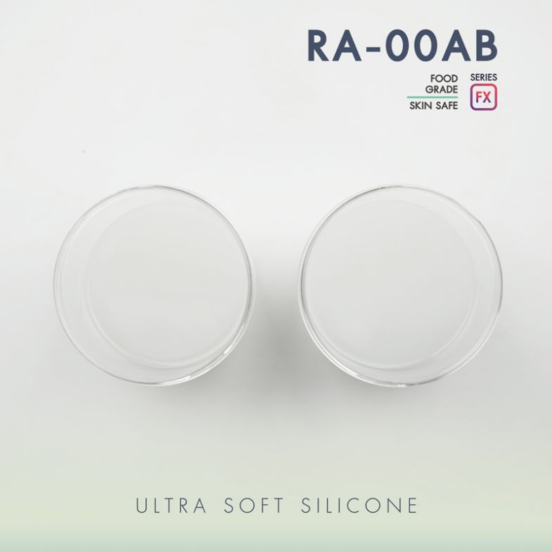 ยางซิลิโคนหล่อเนื้อนิ่ม [RA-00AB] ใช้ทำผิวหนังเทียม อวัยวะเทียม เอฟเฟคภาพยนต์ เนื้อนิ่ม ปลอดภัยต่อผิวหนัง ชุด 1 กก.