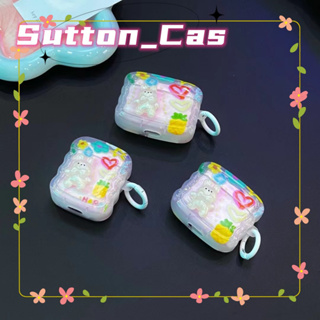 ❤️ส่งของขวัญ❤️ เคสแอร์พอด 1 2 หมีน้อย การ์ตูน กราฟฟิตี เคส AirPods 3 pro แฟชั่น น่ารัก case for AirPod Pro2 AirPods gen2