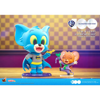 Hot Toys ฟิกเกอร์ของสะสม COSB1024 - Tom &amp; Jerry as Batman™ and The Joker™ Cosbaby (S) Collectible Set