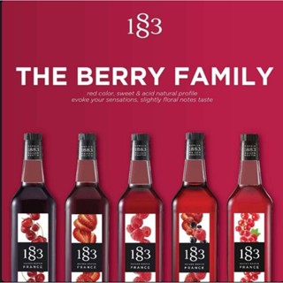 (แบ่งขาย) SYRUPS 1883 SHADES OF RED BERRY 🍓🍒 สินค้าของแท้จากฝรั่งเศส