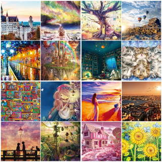 (พร้อมส่ง-ชุดที่2) จิ๊กซอว์ 1000 ชิ้น ชนิดหนาพิเศษ ขนาด75x50cm Jigsaw Puzzle สำหรับวัยรุ่นและผู้ใหญ่ งานอดิเรก