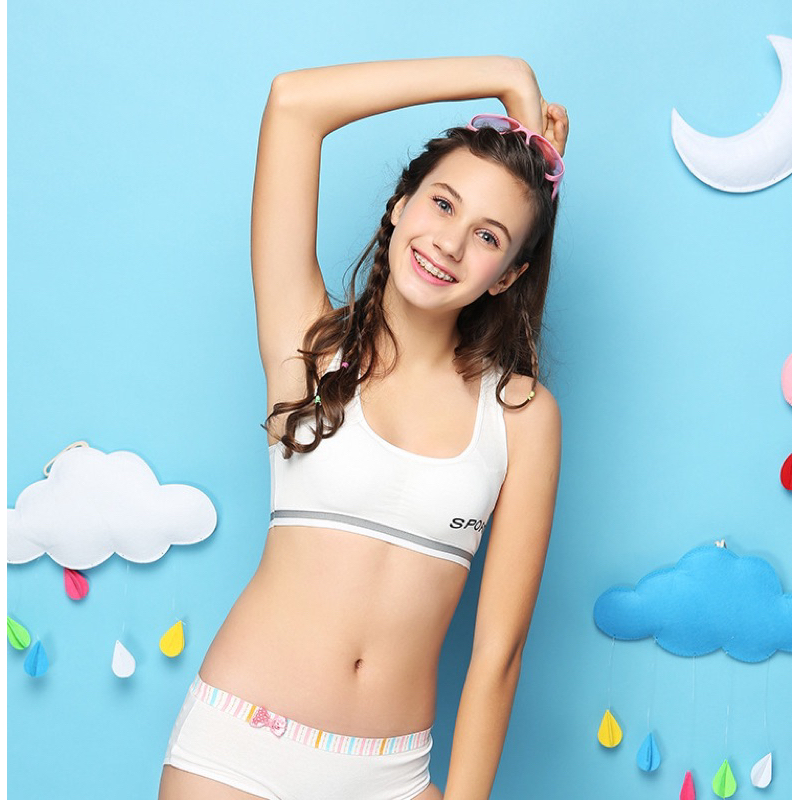 🔥New！5สี 2แบบ ชุดชั้นในสปอร์ตบรานักเรียน มีทั่งหมด สามารถเลือกสีได้ ETNY - รูปที่ 7