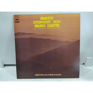 1LP Vinyl Records แผ่นเสียงไวนิล  BRAHMS SYMPHONY NO4 BRUNO WALTER  (E2C94)