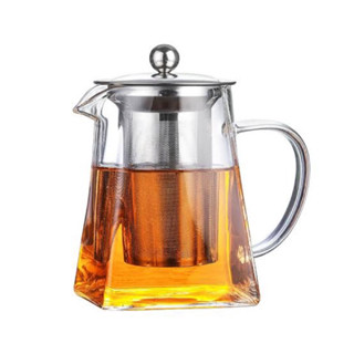 กาชงชา กาแก้ว ตัวกรองสแตนเลส teapotแก้วโบโรซิริเคต ขนาด 500ml