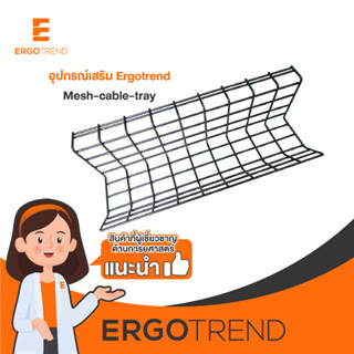 Ergotrend ที่เก็บสายไฟ Mesh-cable-tray