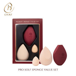 ฉัตร เซตฟองน้ำเนื้อนุ่มพิเศษ CHAT Prosoft Sponge Value Set