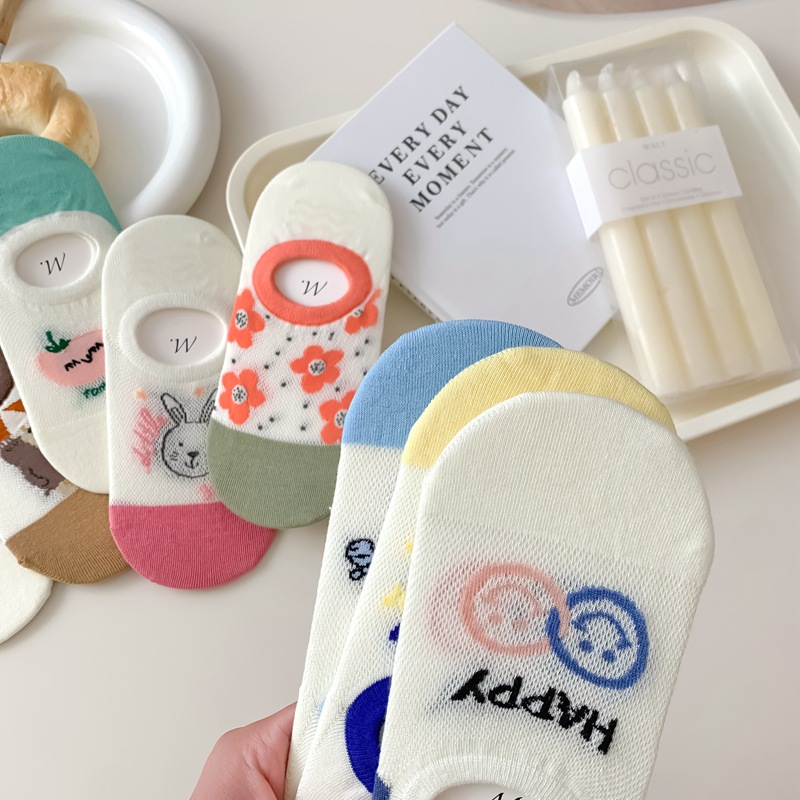 ถุงเท้าเกาหลี ข้อสั้น แฟชั่น สไตล์เกาหลี ผ้า cotton นิ่ม  #PE40 - รูปที่ 2