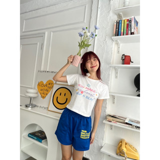 เสื้อยืดครอปน่ารัก Everyday look