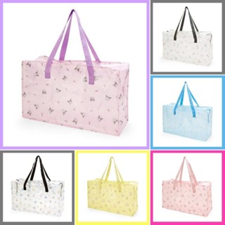 💙 แท้ 100% กระเป๋าเดินทาง Sanrio bag 💛 กระเป๋าใส่เสื้อผ้า Sanrio กระเป๋าไวนิล tote bag