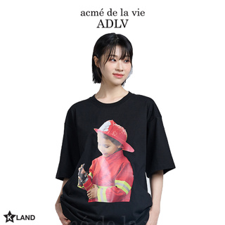 ADLV (acmé de la vie) BABY FACE FIREFIGHTER BOY SHORT SLEEVE T-SHIRT (ADL23TS0023U)