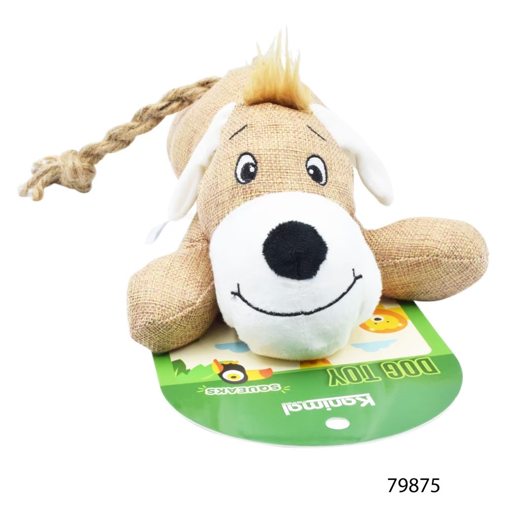 [79875] Kanimal Dog Toy ของเล่นสุนัข ของเล่นตุ๊กตาผ้า รุ่น Doggy บีบมีเสียง สำหรับสุนัขทุกสายพันธุ์ ขนาด 29x17 ซม.