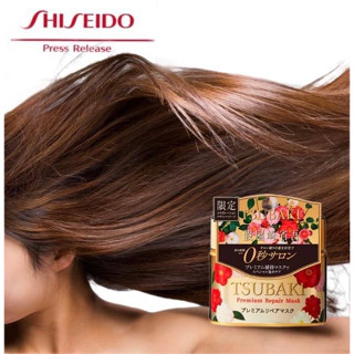 Skชิเซโด้ มาล์กรีแพร์เส้นผม พรีเมี่ยม น้ำมันดอกคามิเลีย แพ๊คเกจลิมิเต็ด  Shiseido Tsubaki Premium Repair Mask 180g.