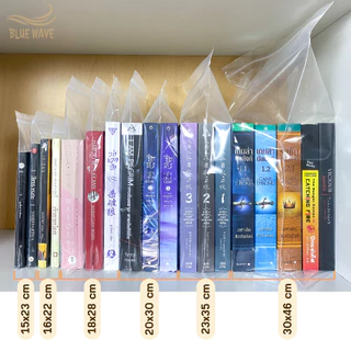 ถุงซิปใส่หนังสือ (แพ็ค10-20ใบ) ซองใส่นิยาย การ์ตูน มังงะ ถุงซิป