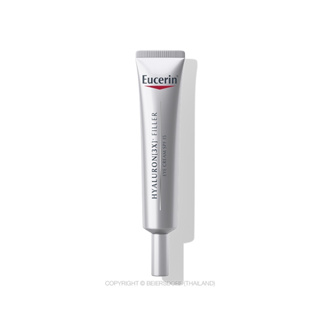 Exp.7/24 (15 มล) Eucerin HYALURON [3X]+ FILLER EYE CREAM SPF15 (อายครีม บำรุงรอบดวงตา ลดเลือนริ้วรอย ยกกระชับ)