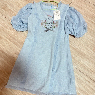 เดรสสีฟ้า size L จากร้าน Missagale พร้อมส่ง มือ1