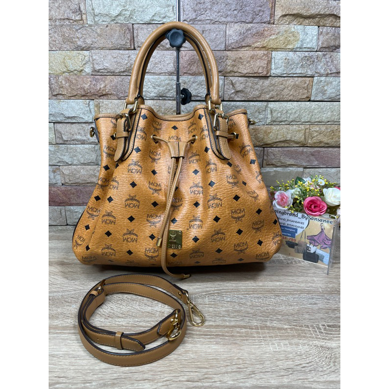 กระเป๋าMCM ทรงจีบใบใหญ่ ของแท้