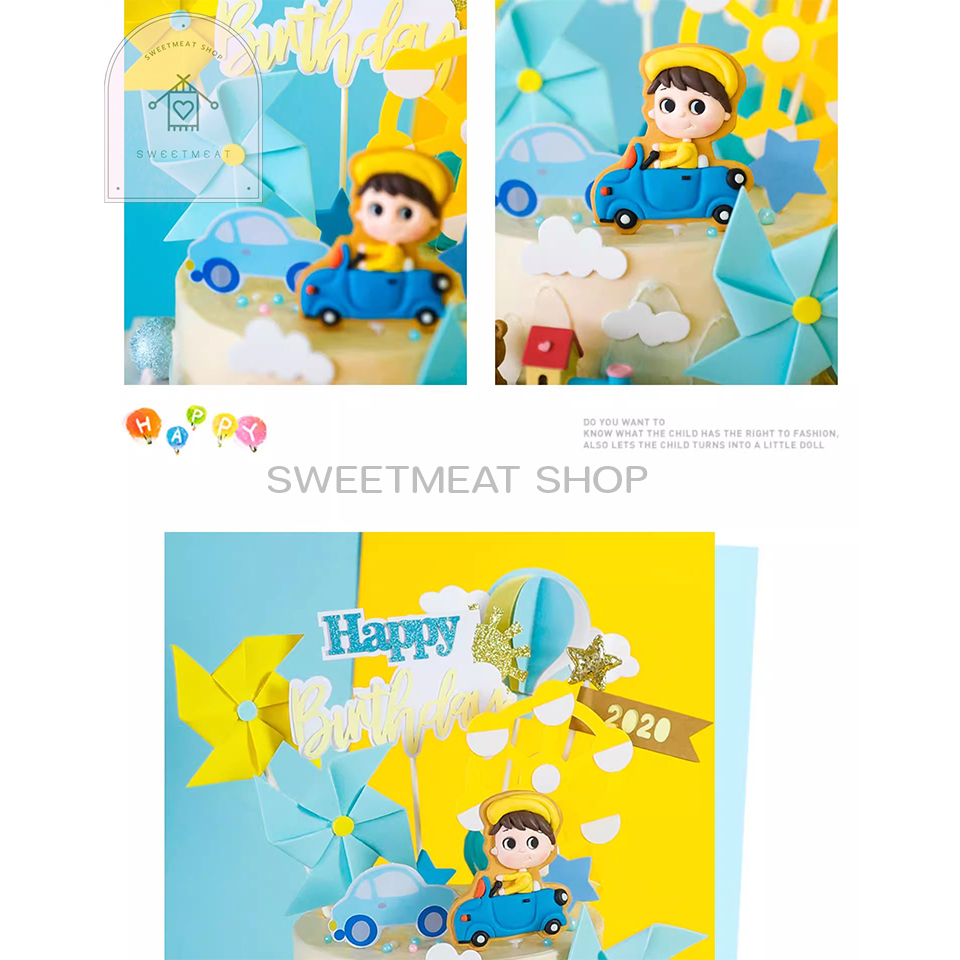 ตุ๊กตาแต่งเค้กเด็กชาย ตุ๊กตาเด็กชายขี่รถ เด็กชายขี่รถ แต่งเค้ก 1665 397 1667 398 257 1666 942 - รูปที่ 5