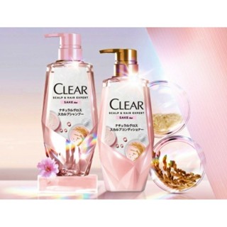 แชมพูและคอนดิชันเนอร์ Clear Natural Gloss Scalp - Clear Natural Gloss Scalp ขนาด 370g×2 จาก Japan​