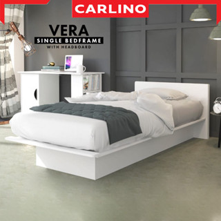 พร้อมส่ง !!!  Carlino : Vera Single Bed Frame เตียงนอนไม้ ขนาด  3 ฟุต สวย เรียบง่าย มาตรฐานส่งออก